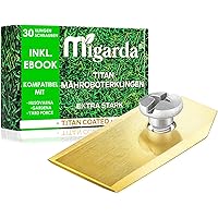 MIGARDA Mähroboter Messer mit innovativen Schrauben für Husqvarna Automower, Gardena - Universal Titan Klingen…