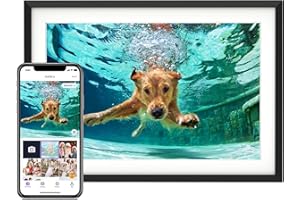 Euphro 10.1 Inch Digital Photo Frame, WiFi Picture Frame with 1280x800 IPS Touchscreen, 32GB Storage, USB-C Powered, Uhale App for Instant Private Sharing