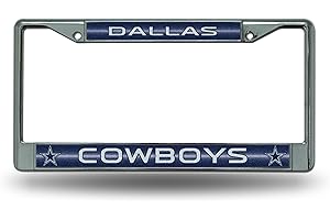 Rico Industries NFL Glitter Bling Chrome Plate Frame