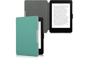 kwmobile Etui kompatybilne z Amazon Kindle Paperwhite - Nylonowa ochronna osłona czytnika e-booków Etui w stylu Folio Book - Miętowy