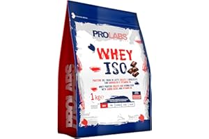 PROLABS – Proteine in Polvere WHEY ISO Isolate e Idrolizzate Pure, Whey Protein + Aminoacidi e Vitamina B6, Crescita e Recupero Muscolare, Alta Qualità e Valore Biologico, 1kg Cioccolato 2 Scoop (30g)