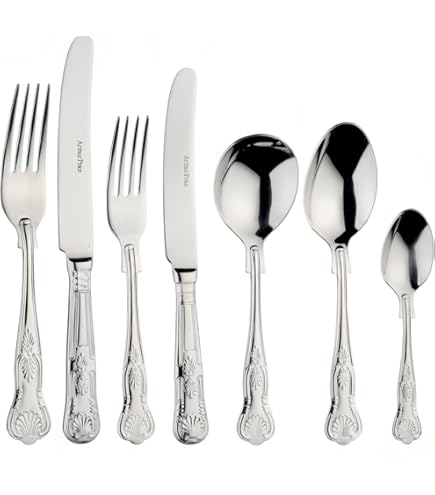 Arthur Price Every Day 58-Piece Kings 8-Person Canteen Set