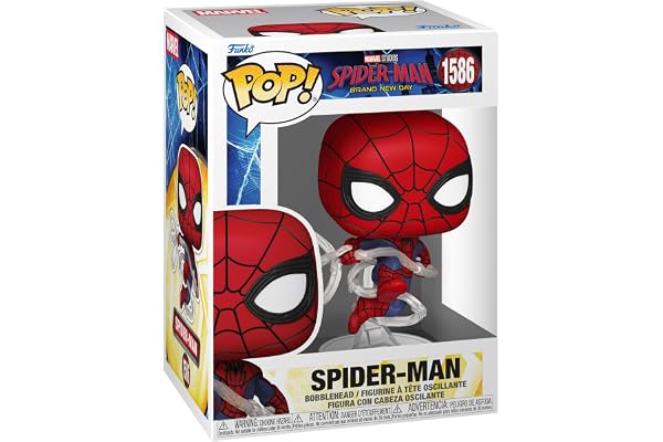 Funko POP! Marvel: Spider-Man Day - Spindelmannen - samlarfigur i vinyl - presentidé - officiell produkt - Leksaker för barn