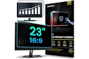 VINTEZ Universal 23" - 16:9 Aspect Ratio - Computer Privacy Screen Filter for Widescreen Computer Monitors - 20.6" x 12.0" = 524 x 306 mm - Monitor Frame Hanging Type