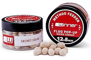 Tandem Baits Winner Method Feeder Fluo Pop-Up Micro Chunks pour Carpes Pêche 20g