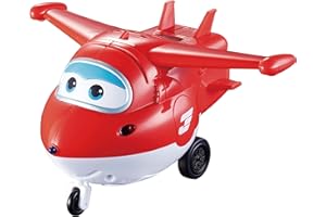 SUPER WINGS Auldeytoys YW710410 – Scan Talk Flyer Jett Figurine Rouge