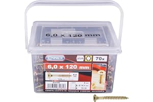 CONNEX B30198 Uni-Screws hink 6,0 x 120 TX 70 st, 6,0 x 120 mm