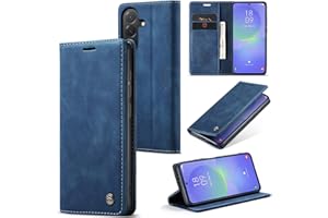 WJXEXRS Handyhülle für Samsung Galaxy A36 5G/4G Hülle, Premium Klapphülle Leder Schutzhülle Klappbar mit Kartenfach Ständer Magnet Handytasche Standfunktion Flip Case Lederhülle Galaxy A36 5G-Blau