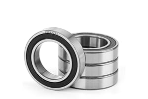 JESUSTREE 4 Pièces 6804-2RS Roulement à Billes Scellé 20x32x7mm Acier au Chrome et Pré-lubrifiés, Double joint en Caoutchouc, 6804RSRoulements à Billes à Gorge Profonde