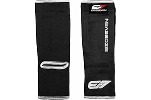 EIZO Cavigliere Elastiche Supporto Caviglia in Cotone Elasticizzato per Muay Thai, Kick Boxing, Arti Marziali