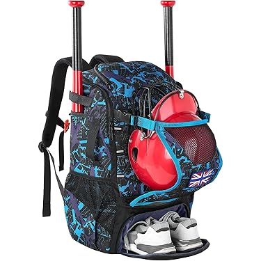 Baseball Backpack With Wheels Fanwoli Premium Leather Rolling Baseball Bag, Lightweight Softball Wheeled Softball Duffel - View #7