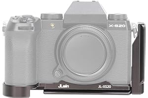 Hersmay X-S20 L płyta wspornika, pionowa płyta szybkiego uwalniania Arca-Swiss L do akcesoriów do aparatów Fujifilm X-S20 ze śrubą 1/4 do DJI Ronin SC SC2 RS2 RS3 PRO RSC RSC2 płyta stabilizatora