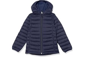 Amazon Essentials Bambina Piumino Leggero con Cappuccio Impermeabile e Ripiegabile