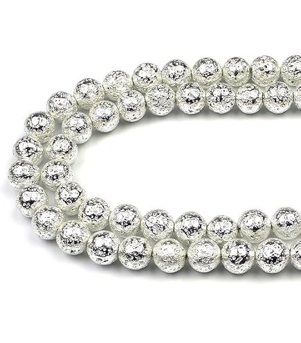 60 Perline In Argento Sterling Lucido Per Creare Gioielli Fai-da-Te – Misure Miste 1,2x2/3/4/5 Mm