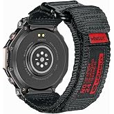 torbollo Watch Strap Compatible with T-Rex 3, Heavy Duty Nylon Replacement Strap for T-Rex 3 Wristbands Women Men