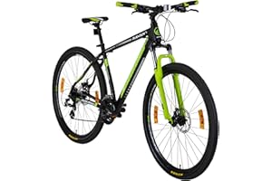 Galano Ravan Mountain Bike da 29 pollici, da 175 cm, per uomo e donna, 24 marce, con forcella ammortizzata, Hardtail MTB