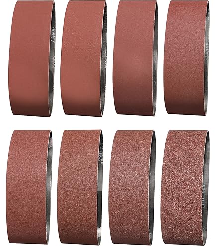 Set 3 Nastri Abrasivi Einhell 100x914 Mm - P60, P80, P120 Per Levigatrici - Foto 10