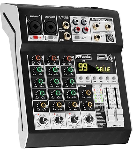 American Audio Q-2411 PRO ミキサー Open Box American Audio Q-2411 PRO 4-Channel DJ Mixer