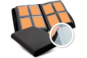 FRIKI MONKEY Wysokiej jakości segregator do kart Pokemonów, przechowywanie 64 toploaderów i 64 rękawów, łącznie 128 kart, album kolekcjonerski kart Pokemon, album na karty kolekcjonerskie do Toploader (1)