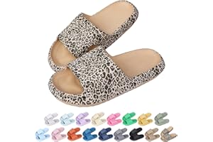 Hoomall Claquettes Femmes Hommes Ultra Doux Antidérapante Confortable Pantoufles de Douche Chaussures Slides Eté Chaussons de Piscine Plage Maison Intérieur