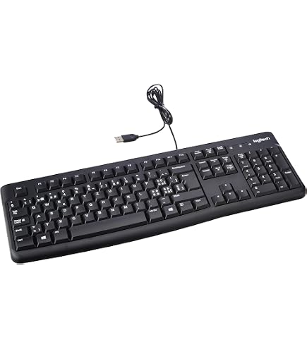 HP - USB Standard Keyboard, USB, QWERTZ, PC / server, Nero, Argento, 1