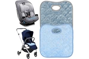 Puasok 2 Cuscino per Seggiolino auto, Cuscini per Seggiolino aut, Protezione antiscivolo per Seggiolino auto, per bambini piccoli, Seggiolino-au-to, Passeggino