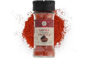 SALDVA Paprika Fumé à la Truffe – Assaisonnement Premium au Goût de Truffe – Mélange Riche et Aromatique pour Viandes, Pâtes & Légumes Grillés – Pot en Verre (40g)