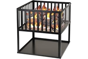 Redwood Leisure 40cm Square Fire Basket