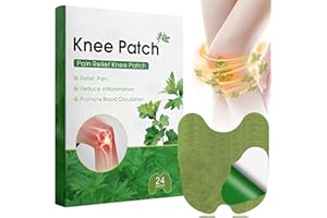 TACILIN 24 pezzi Cerotto per Alleviare il Dolore al Ginocchio, Patch di Sollievo dal Dolore Toppa di Calore Autoadesiva Cerotto Antidolorifico per Alleviare Il Dolore, al Collo, alla Spalla, al Ginocchio