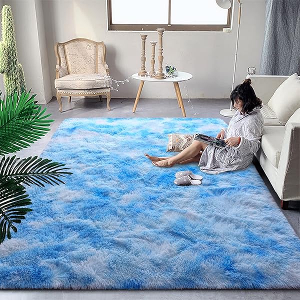 Buy HVEST Ocean Waves Rug Sea Water Rush to Tropical Beach Carpet