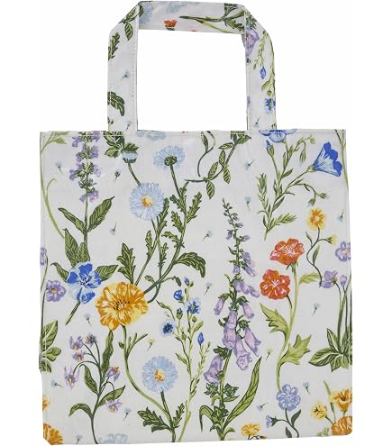 Ulster Weavers Borsa In PVC Con Design Mediterraneo – 100% Cotone Rivestito, 25x25,5x11 Cm, Superficie Lucida, Fodera In Poliestere, Uso Quotidiano