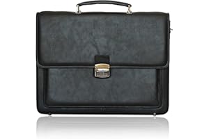 ORMI BORSA CARTELLA VENTIQUATTRORE PORTADOCUMENTI 24 ORE DA LAVORO TRACOLLA Tasca PC (Nero 8014)