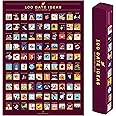 Enno Vatti 100 Dates Scratch Off Poster -Couples Romantic Date Ideas & Cute Things to Do Together - Best for Anniversary, Valentines Day, Date Night and Couples Activities
