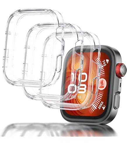 Huawei Fit Coque Huawei Watch Fit GIOPUEY Protection Verre