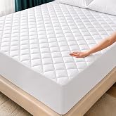 Protector Colchon 180x200 cm, Acolchada Cubrecama, Funda de colchon
