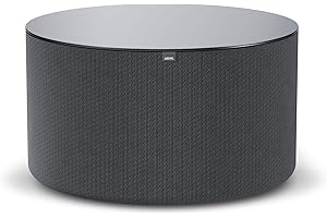 Loewe Klang sub5 Basaltgrau, kabelloser Subwoofer, 360 Watt Ausgangsleistung, vibrationslos, 2 x 4-Zoll Tieftöner und 4 x 4-Zoll Passivlautsprecher