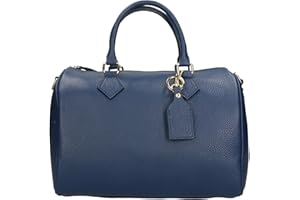 Chicca Borse Borsa a Mano Donna in Pelle Made in Italy 30x21x17 Cm