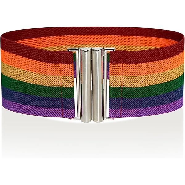 1 CEINTURE VINTAGE BOUCLE EN BOIS SUR RUBAN ELASTIQUE EXTENSIBLE ANNEES