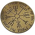 Eillwin Nordic Viking Coin Rune Navigation Compass Commemorative Coin