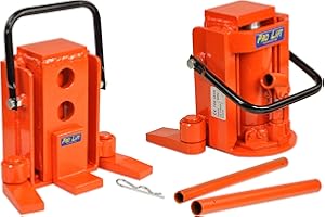 Pro-Lift-Werkzeuge Maschinenheber 8t Hydraulikheber Transportfahrwerk 8000kg Maschinentransport Hydraulik Zylinder