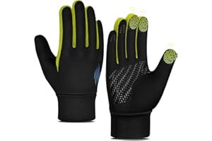 OOPOR Dziecięce zimowe ciepłe rękawiczki rowerowe - ekran dotykowy antypoślizgowe dzieci termiczne pogrubione ciepłe wiatroszczelne sportowe rękawice outdoorowe dla chłopców dziewcząt do biegania na