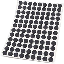 120 X Patins En Feutre - Blancs - 28 Mm - Rond - épaisseur 3,5 Mm