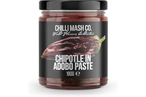 CHILLI MASH CO. Chipotle in Adobo Paste 190g - Chilli Mash Co - Vegan, Medium Spicy Tomato Paste for Mexican-Inspired Cooking Made with Smokey Chipotle Chillies