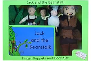 The Puppet Company - Jack e il fagiolo Set di Marionette da dito Tradizionale, Multicolore