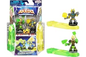 Akedo Legends of Powerstorm Versus Pack 2 Mini Battling Warriors e 2 Battle Controller Epic Angry Astrid Versus Boot-Up
