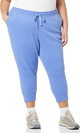 Amazon Essentials Pantaloni della Tuta in Stile Capri in Pile di French  Terry Donna Standard : Amazon.it: Abbigliamento