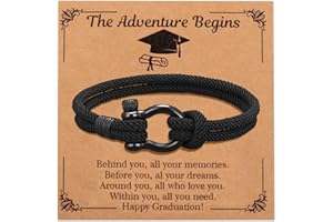 LAXPICOL Gift To My Son/Boys Bracelet, Braided Rope Bracelets With Stainless Steel Buckle,Bracelet For Son, Boys Bracelet Gift For Teenage Teen Boys Son Grandson Nephew