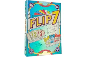 USAOPOLY Flip 7 | The Ultimate Blend of Press Your Luck and Strategy | Fast-Paced Addictive Card Game | Quick to Learn and Easy to Teach | 3+ Players | Ages 8+ | English