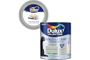 Ma Couleur Sur-Mesure par Dulux Valentine – Peinture Intérieure Murs, Plafonds, Boiseries - Palette Naturelle, Cuisine & Bain Satin, Douceur de L'Aube , 0,75 L