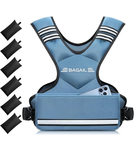Gilet Lesté Réglable RUNMAX 12lbs à 140lbs – Sans épaules, Homme/femme (boîte Ouverte)